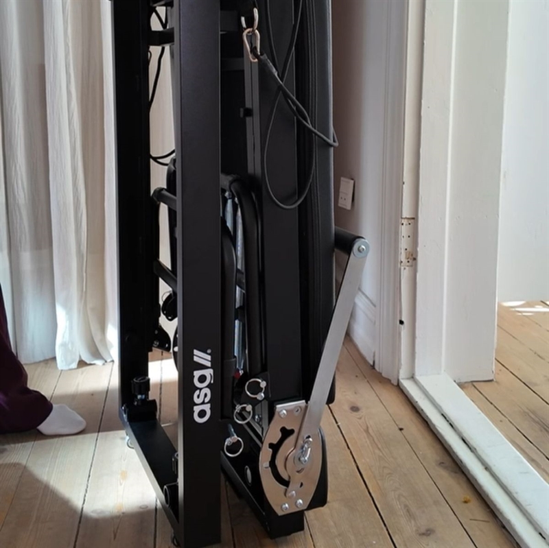 ASG Pilates-Reformer, Metallfedern, klappbar