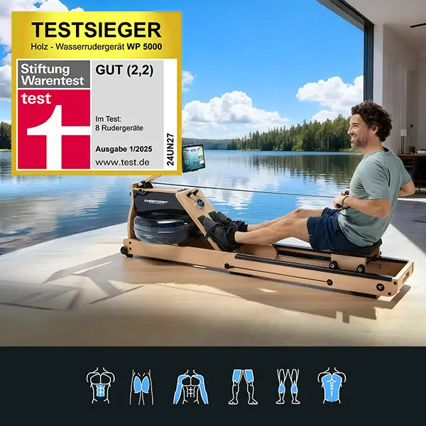 Holz - Wasserrudergerät WP 5000: Testsieger für Dein Zuhause