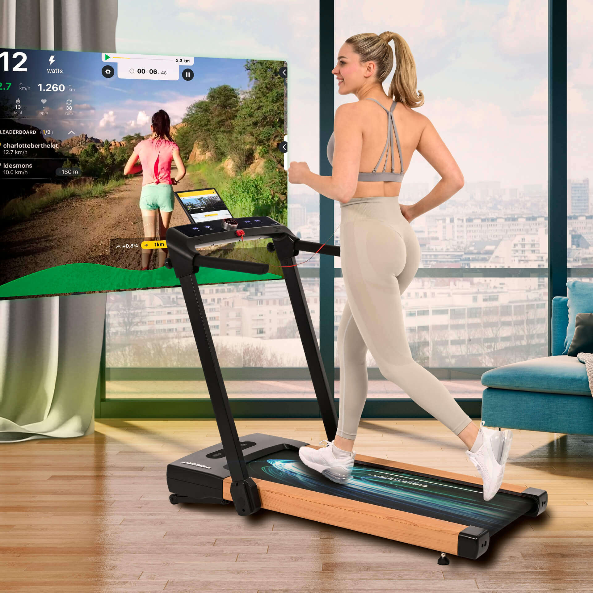 Laufband 2in1 Holz Laufband 2in1 Holz