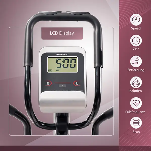 Crosstrainer AX 6500 2in1 Hybrid: 
Deine Leistung im Fokus

