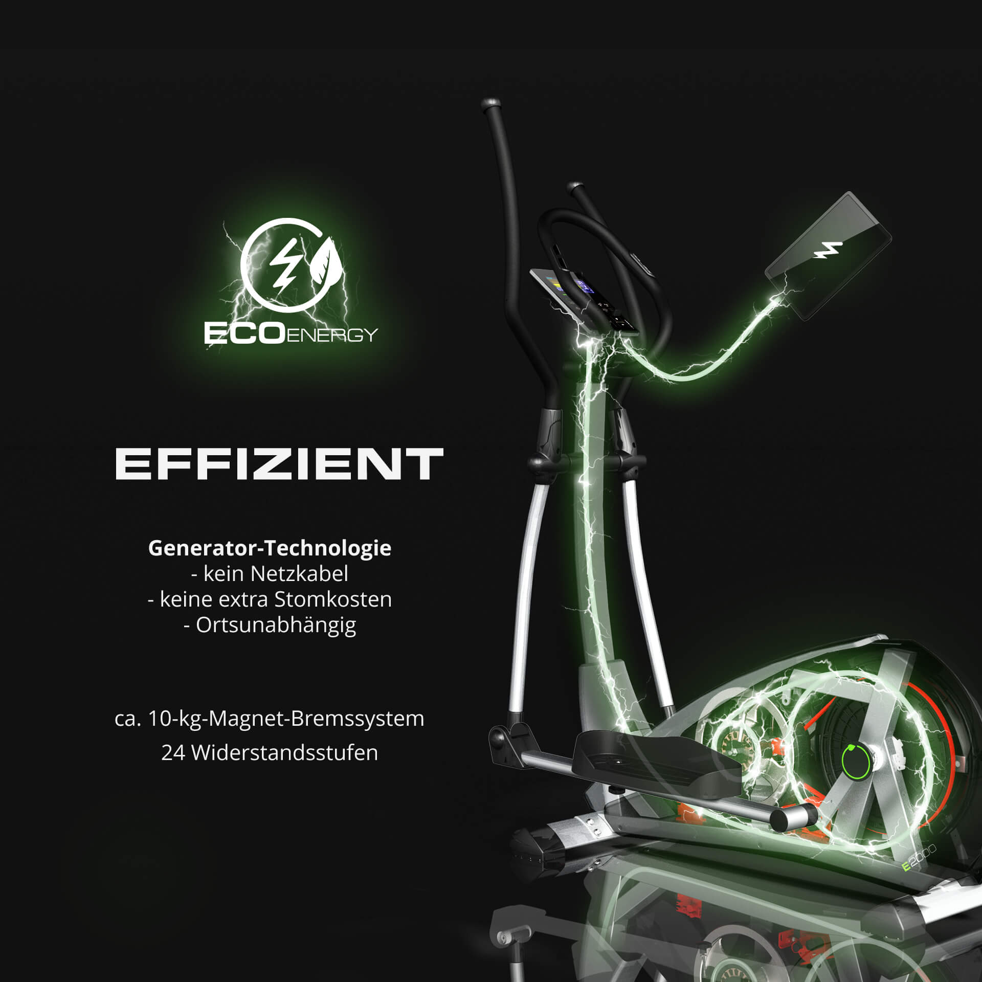 Crosstrainer-Ergometer ECO 2000