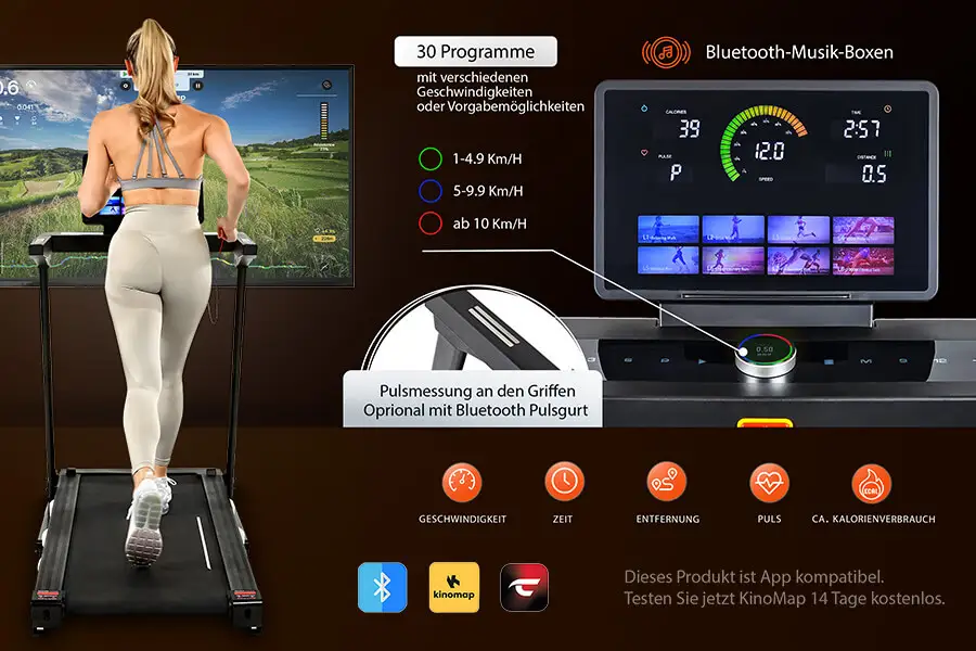 Laufband TM 4000 S: Dein Training digital erleben