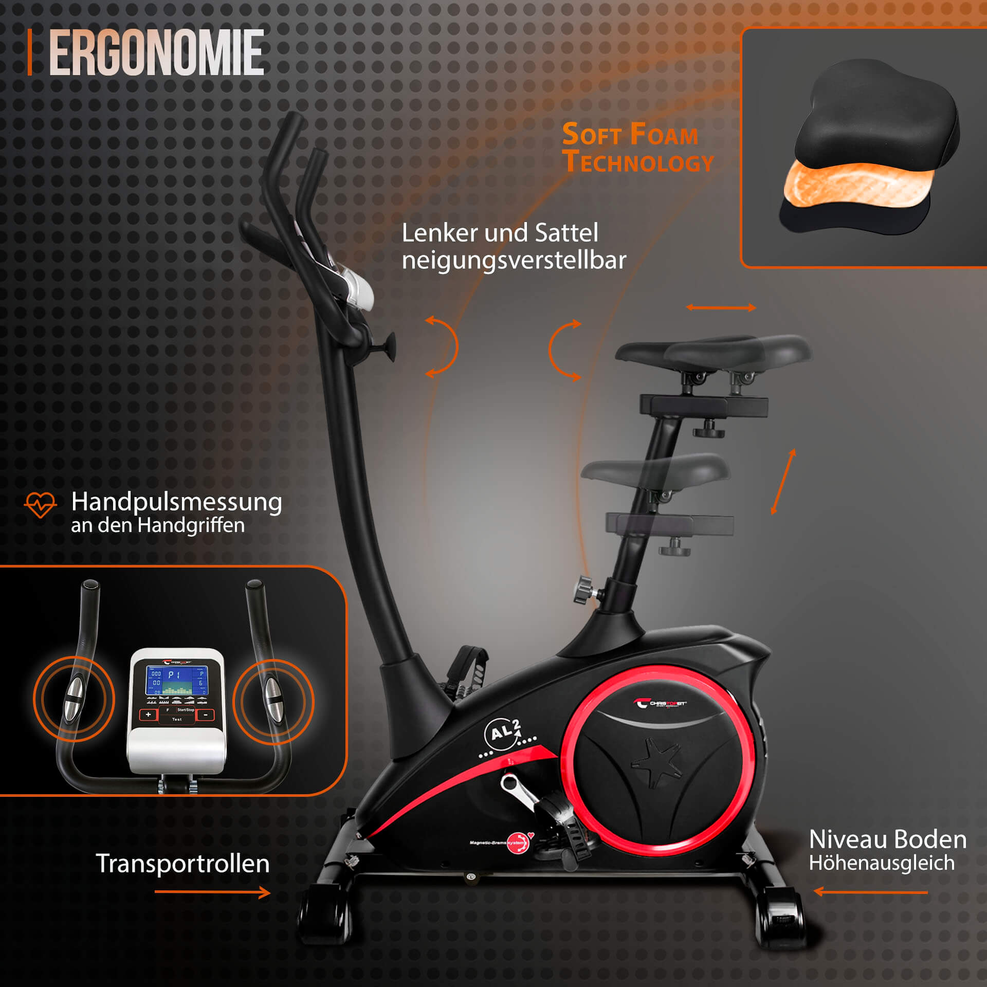 Ergometer AL 2 — Black Edition Ergometer AL 2 — Black Edition