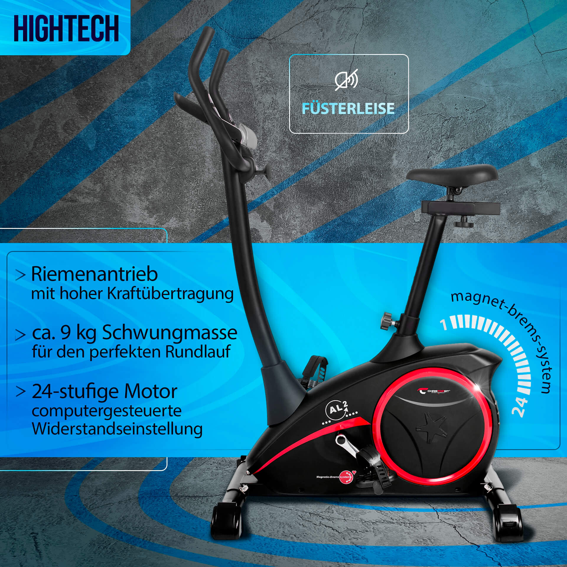 Ergometer AL 2 S Digital - Black Ergometer AL 2 S Digital - Black