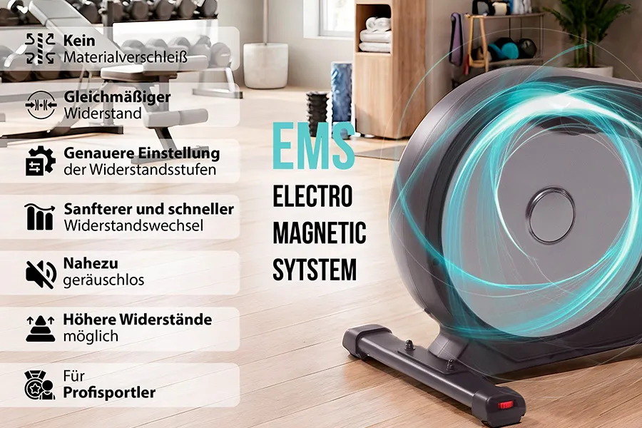 Crosstrainer-Ergometer EL 8000: Ruhig, präzise und leistungsstark