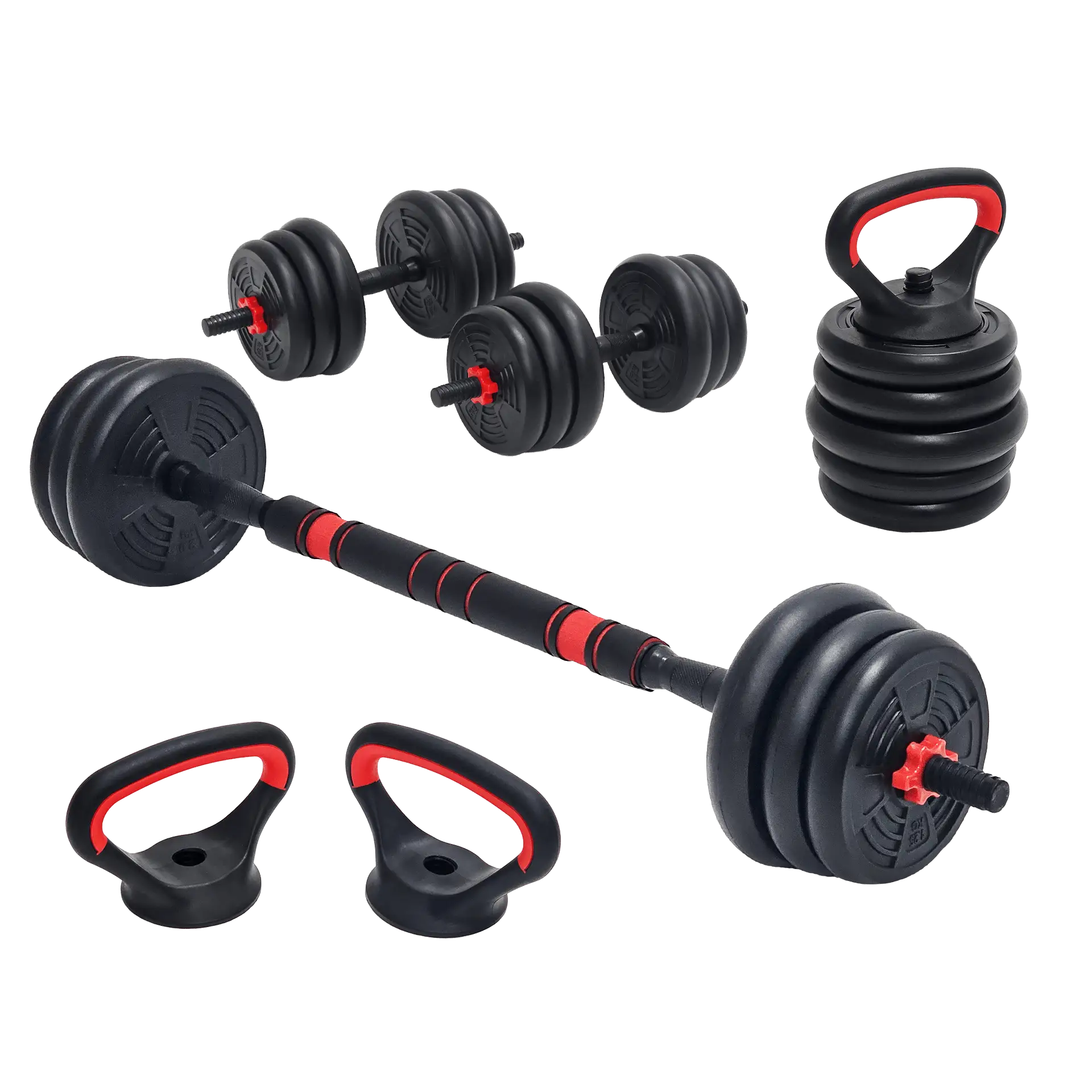 4-in-1 Hantelset 20 kg