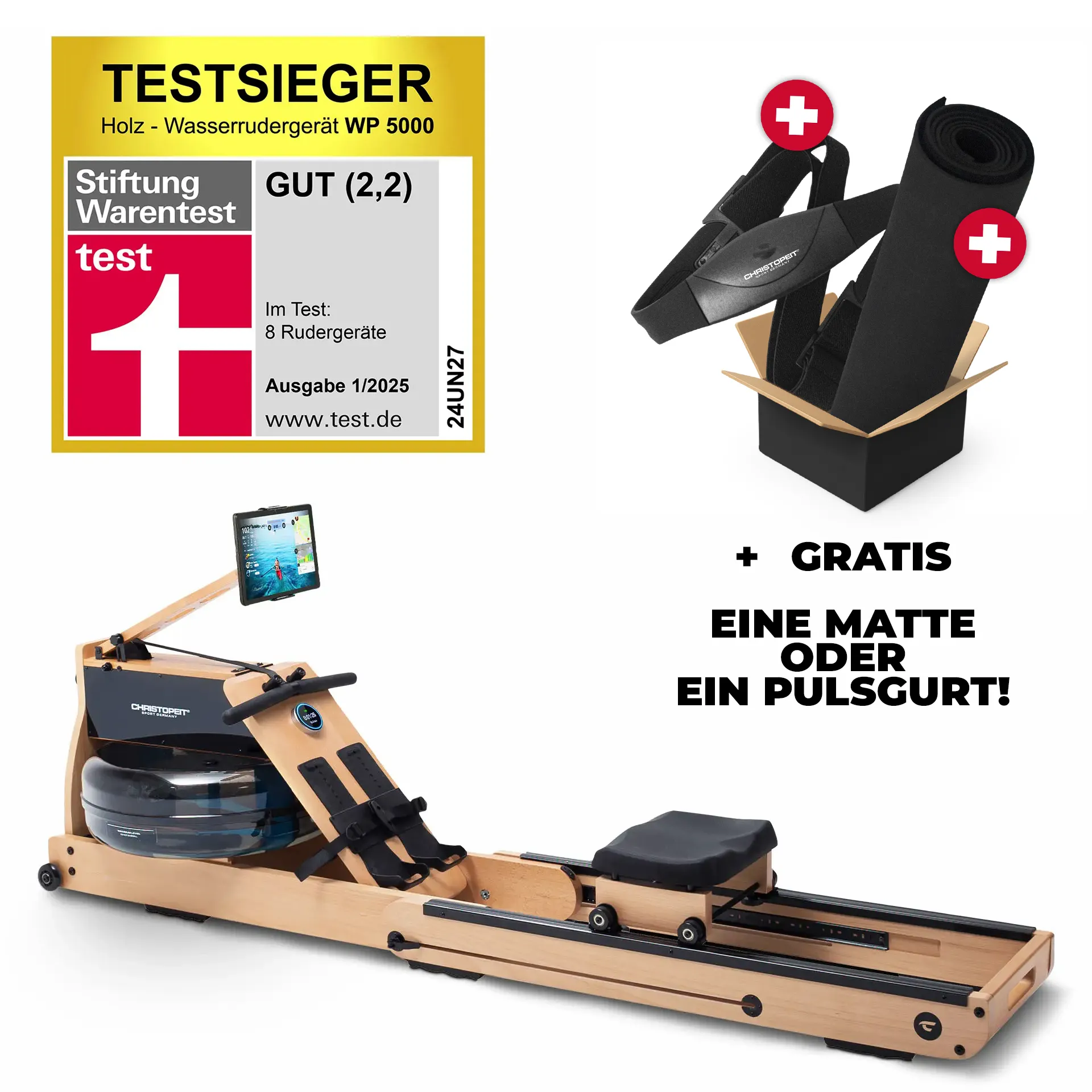 Holz - Wasserrudergerät WP 5000