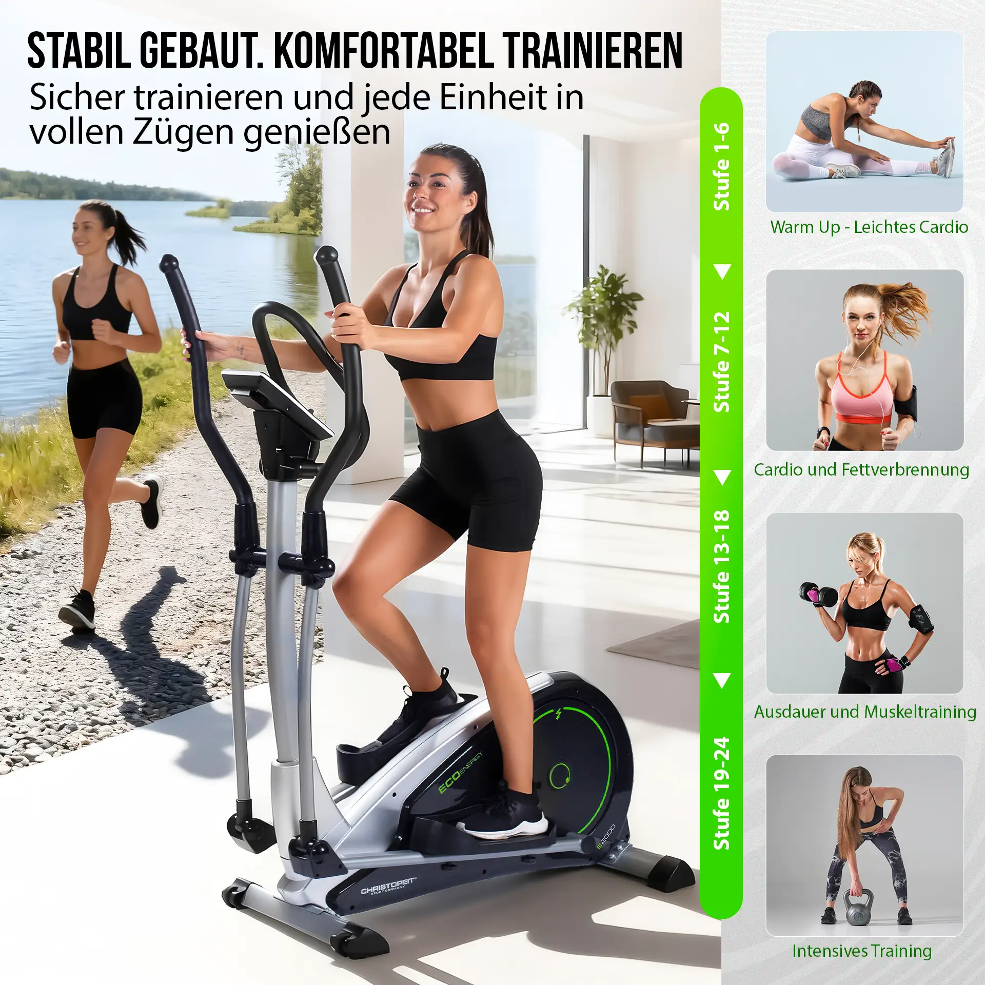Crosstrainer-Ergometer ECO 2000