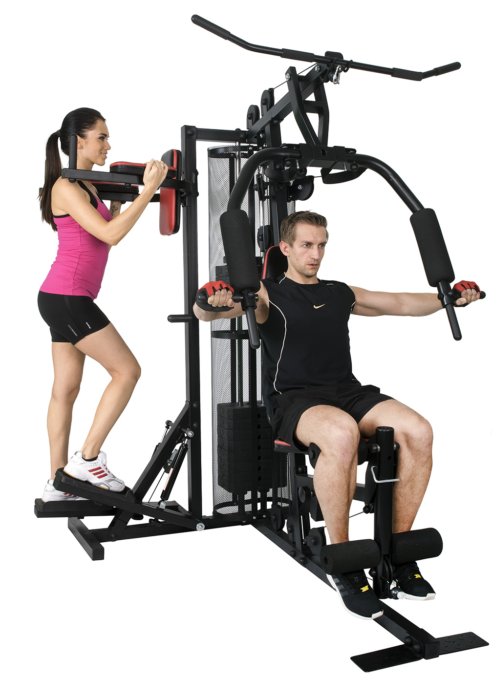 Im Fitness-Studio Lässt Sie Sich Knallen Im Fitness-Studio Lässt Sie Sich Knallen