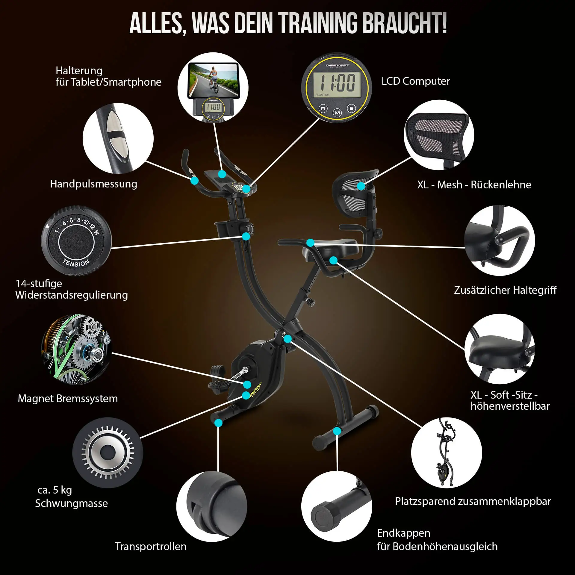S-Bike Velo Fit Klappheimtrainer