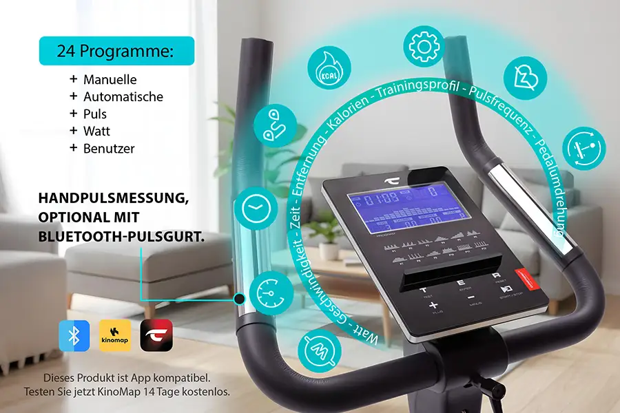 Ergometer ET 6: Alle Daten im Blick