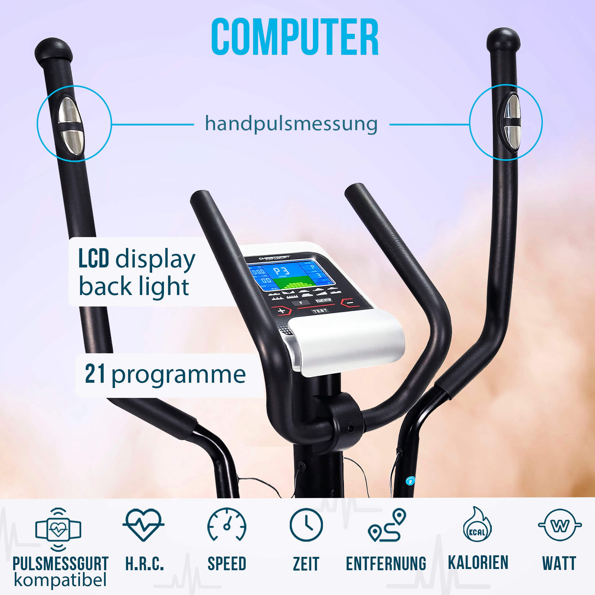 Crosstrainer-Ergometer AX 8000