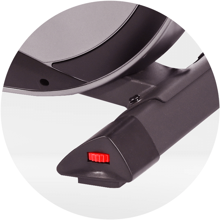 Ergometer EM 8000: Niveau Boden- Höhenausgleich