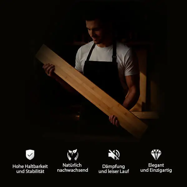 Wasserrudergerät Colorado: 
Natürlich starkes Bambusdesign

