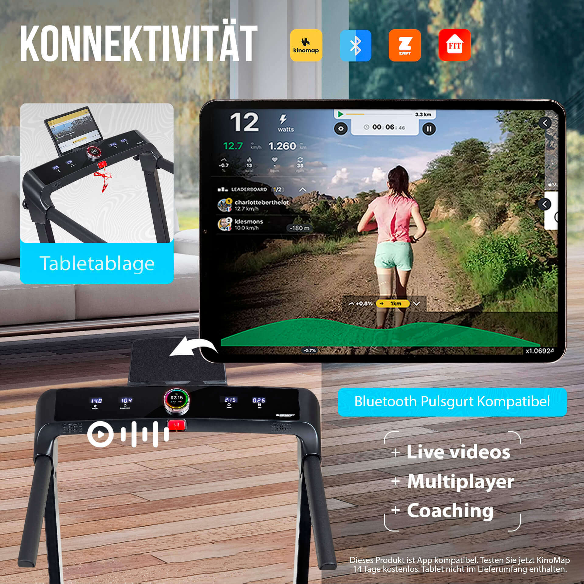 Laufband 2in1 Holz Laufband 2in1 Holz