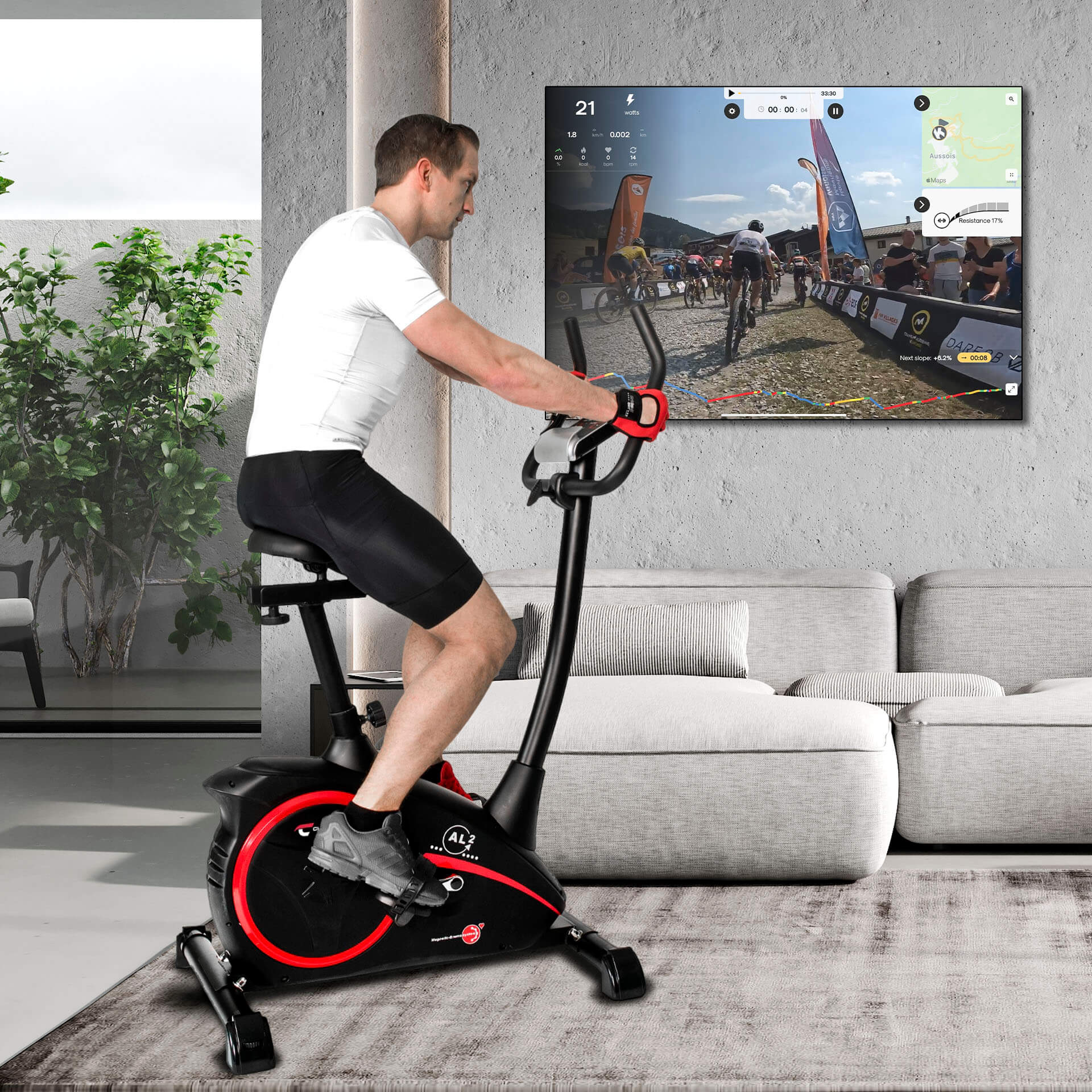 Ergometer AL 2 S Digital - Black Ergometer AL 2 S Digital - Black