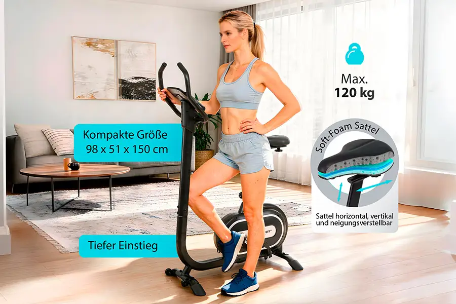 Ergometer ET 5.1: Komfort trifft Funktion