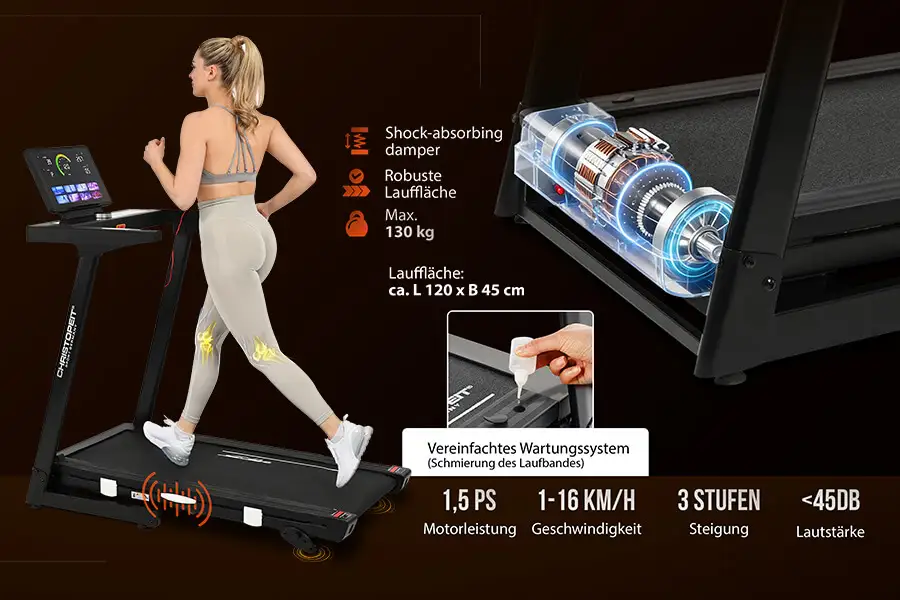 Laufband TM 4000 S: Spürbare Qualität bei jedem Lauf