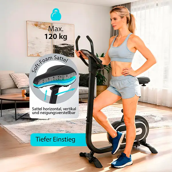 Ergometer ET 5.1: 
Komfort, der dich weiterbringt

