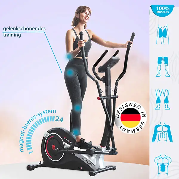 Crosstrainer-Ergometer AX 8000: 
Sanft trainieren, stark werden

