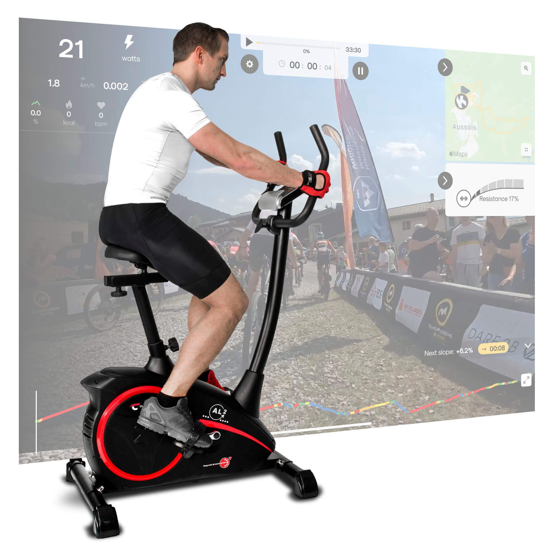 Ergometer AL 2 S Digital - Black Ergometer AL 2 S Digital - Black