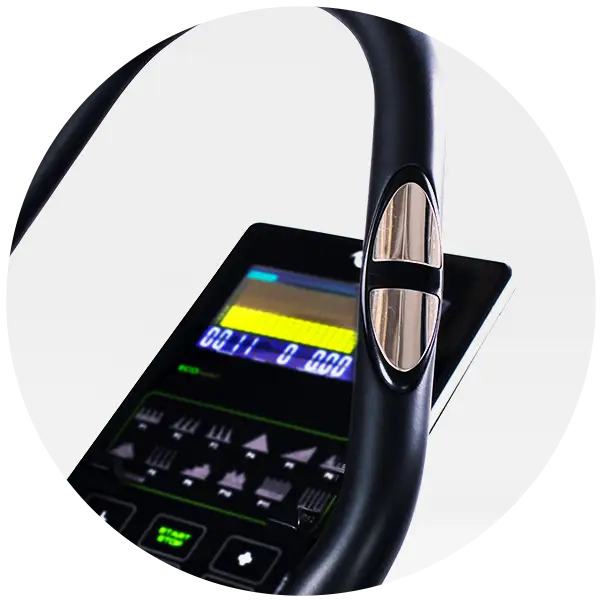 Crosstrainer-Ergometer ECO 2000: Puls immer im Blick