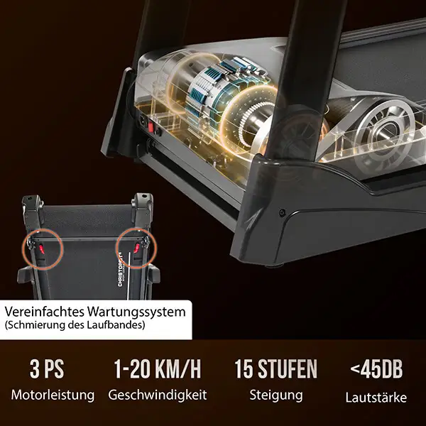 Laufband TM 4500 S: 
Kraftvoll &amp; zuverlässig

