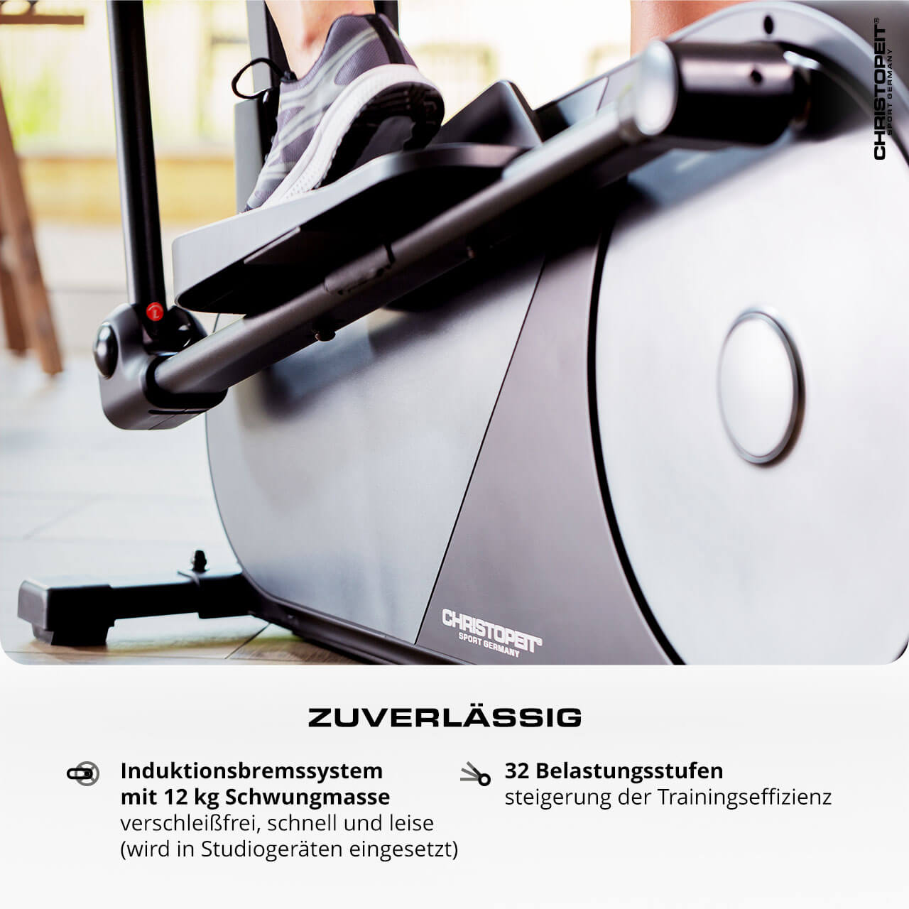 Crosstrainer-Ergometer EL 8000 inkl. Pulsgurt