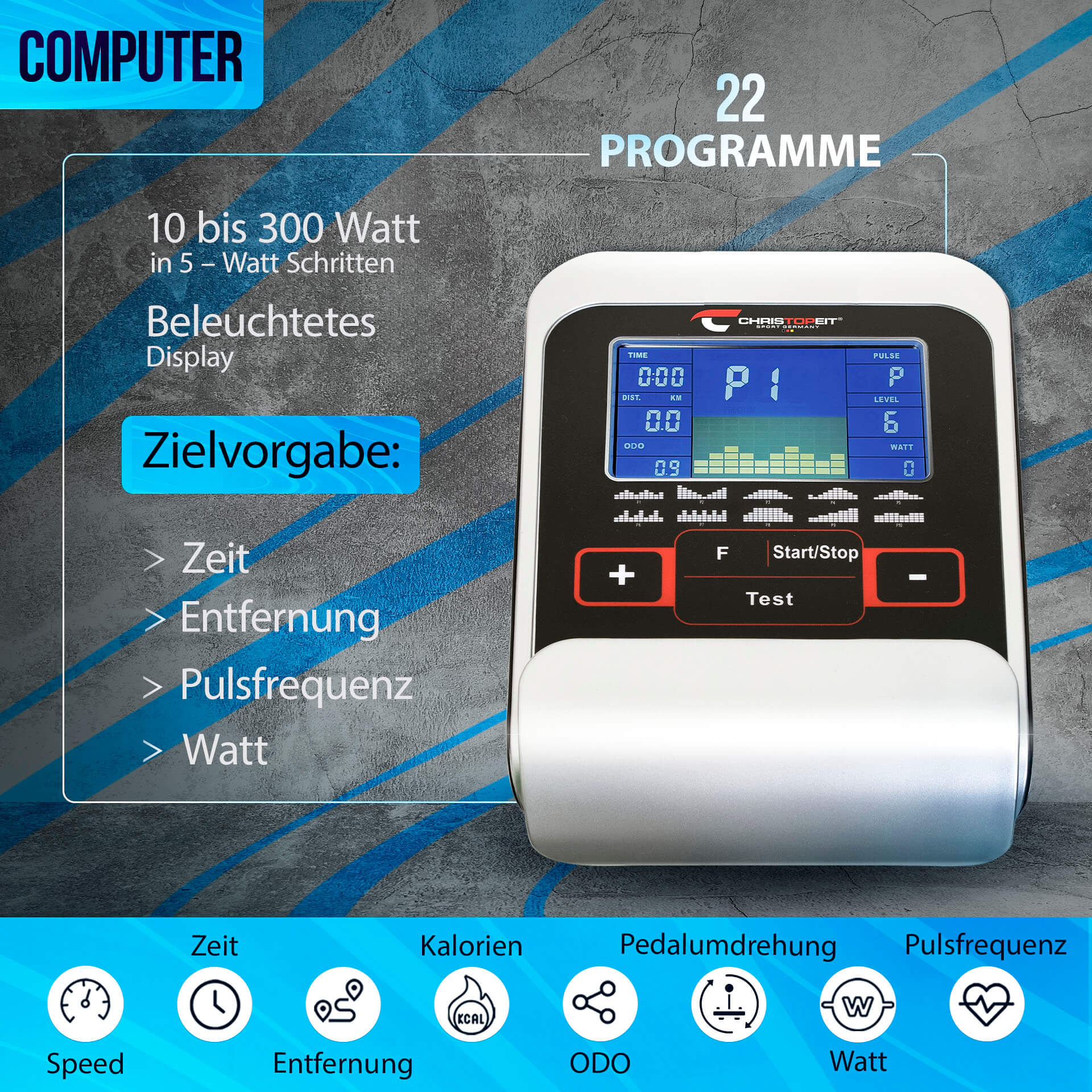 Ergometer AL 2 S Digital - Black Ergometer AL 2 S Digital - Black