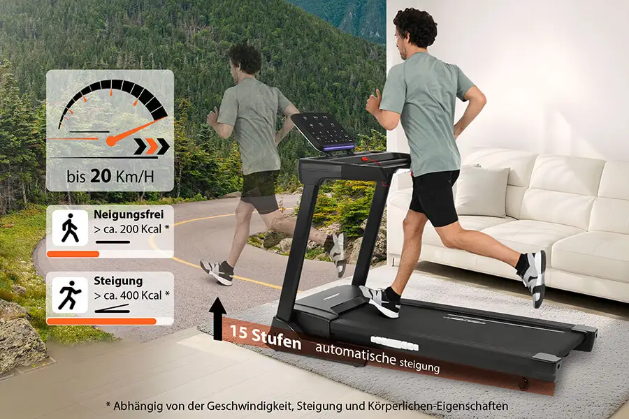 Laufband TM 4500 S: Training wie draußen erleben