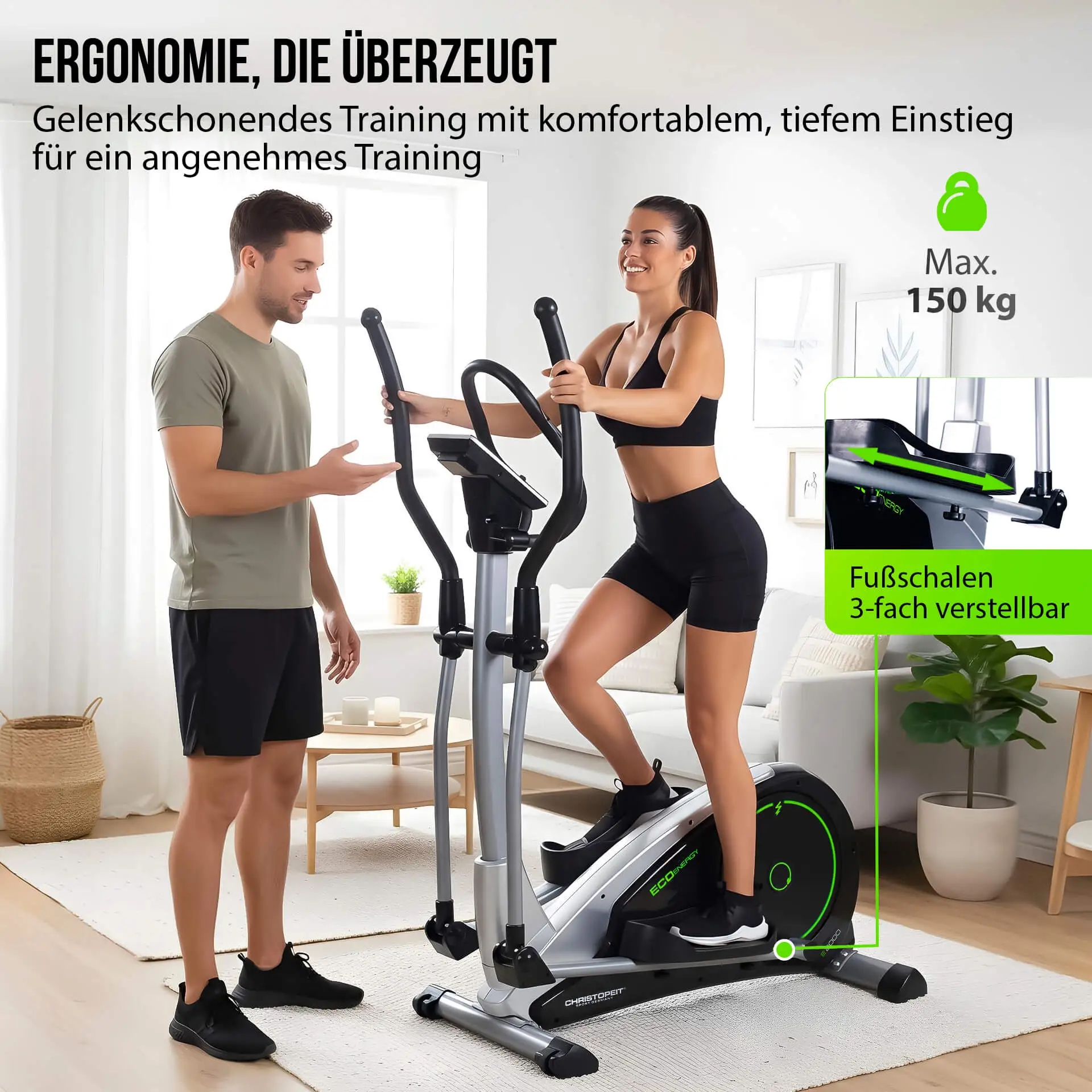 Crosstrainer-Ergometer ECO 2000