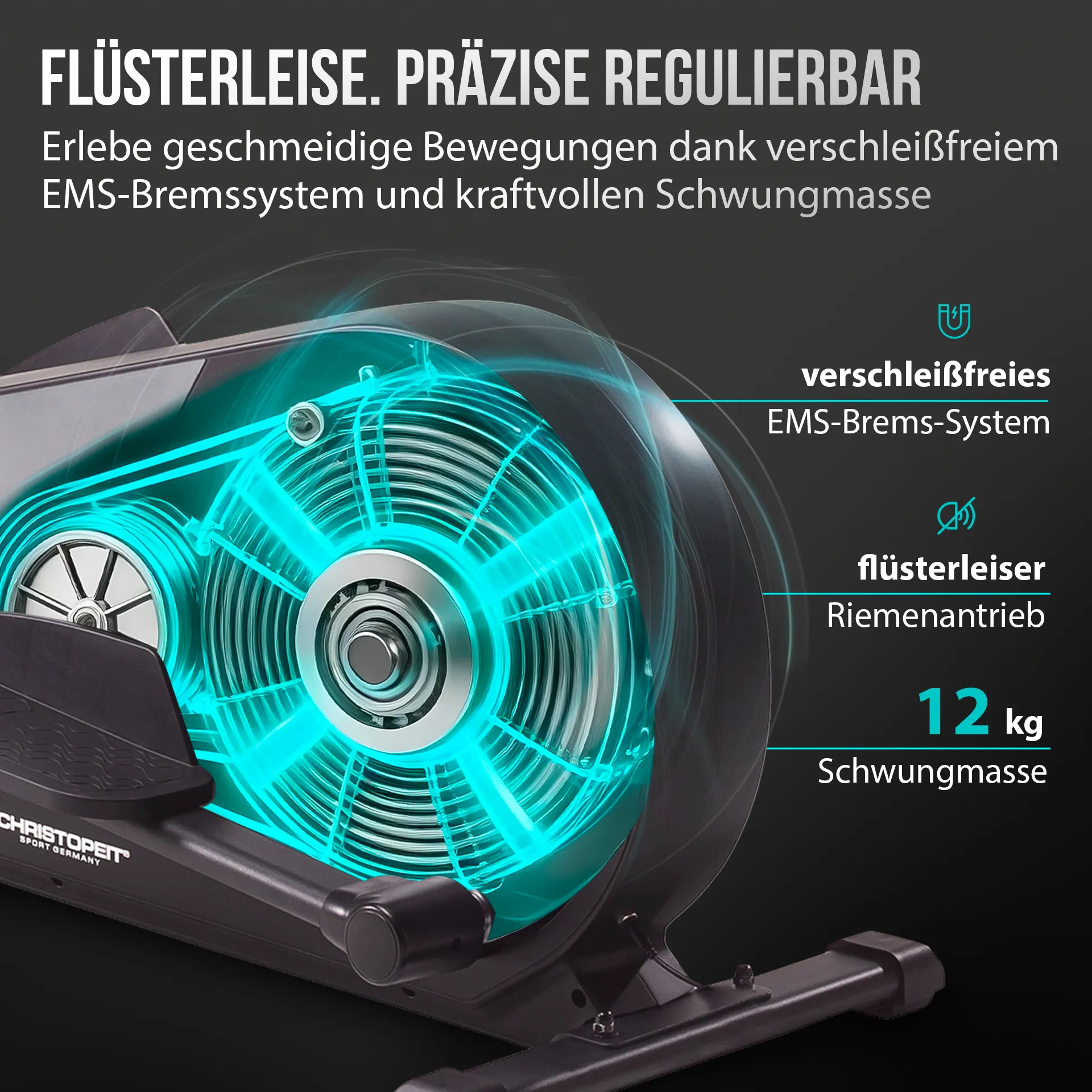 Crosstrainer-Ergometer EL 8000