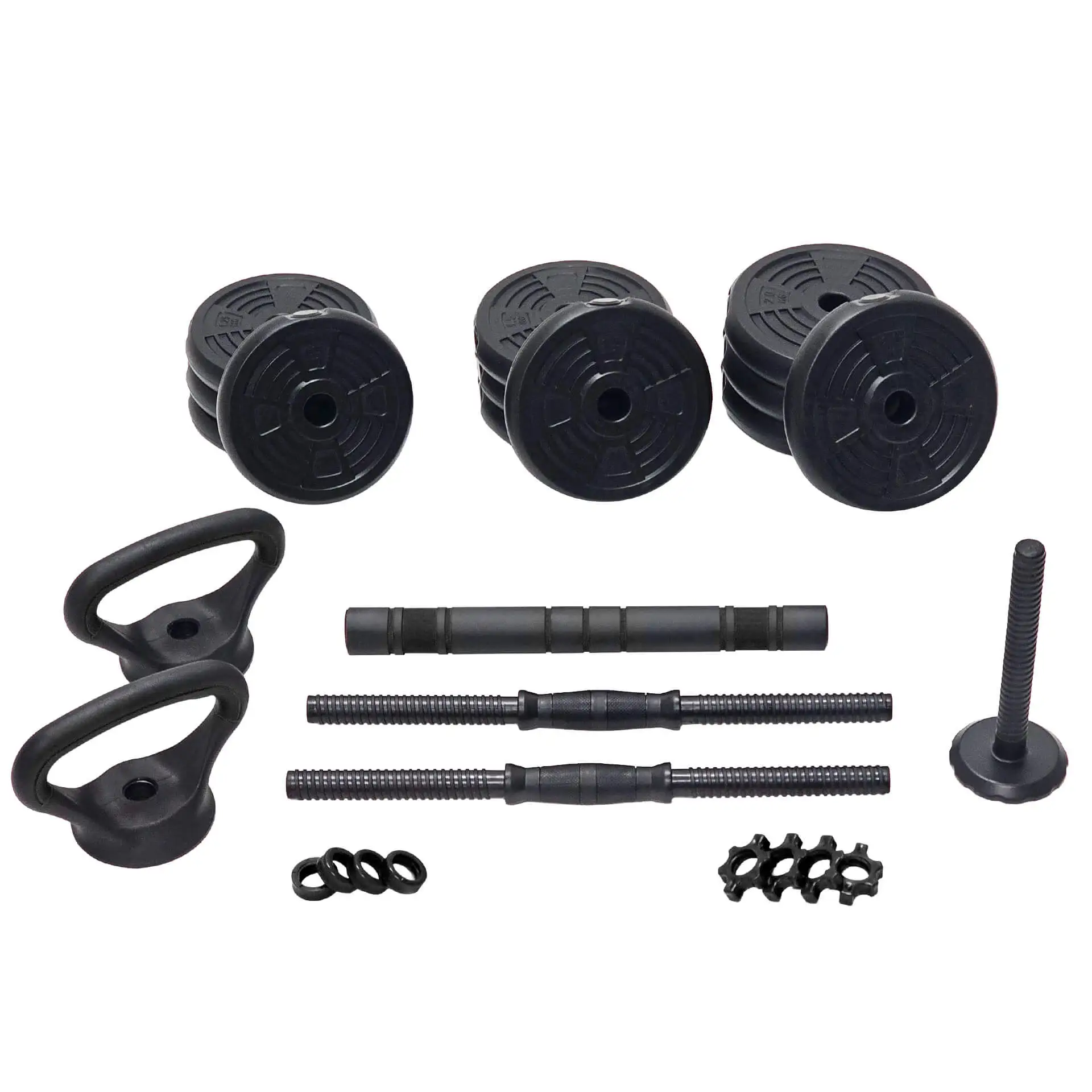 ASG 4-in-1 Hantelset 20 kg schwarz