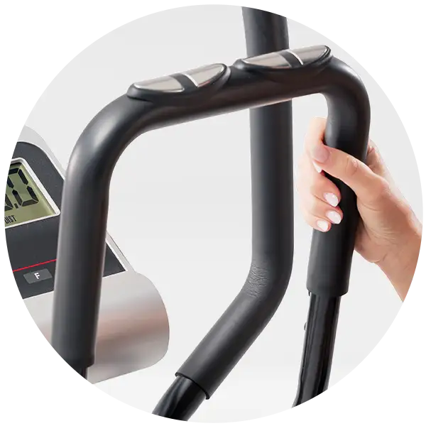 Crosstrainer AX 6500 2in1 Hybrid: Puls immer im Griff