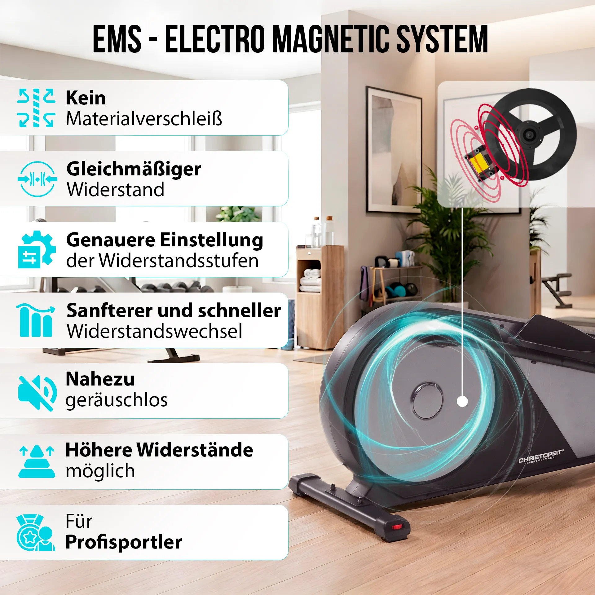 Crosstrainer-Ergometer EL 8000