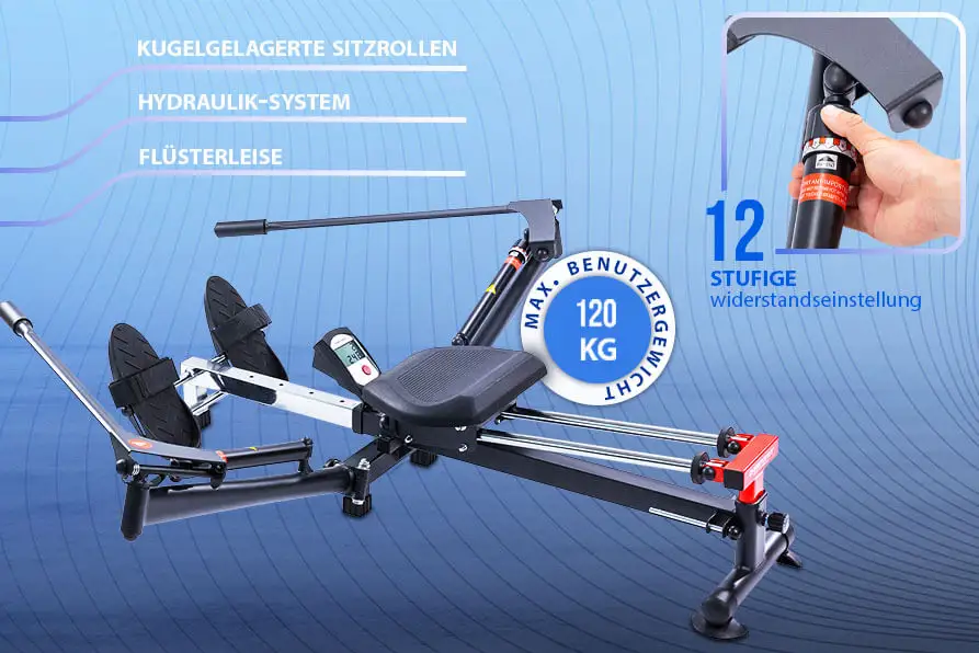 Rudergerät Accord Black: Leise Kraft, die begeistert