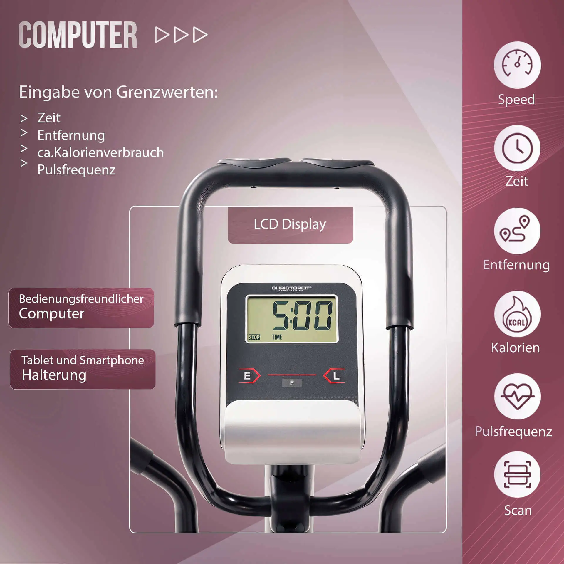 Crosstrainer AX 6500 2in1 Hybrid