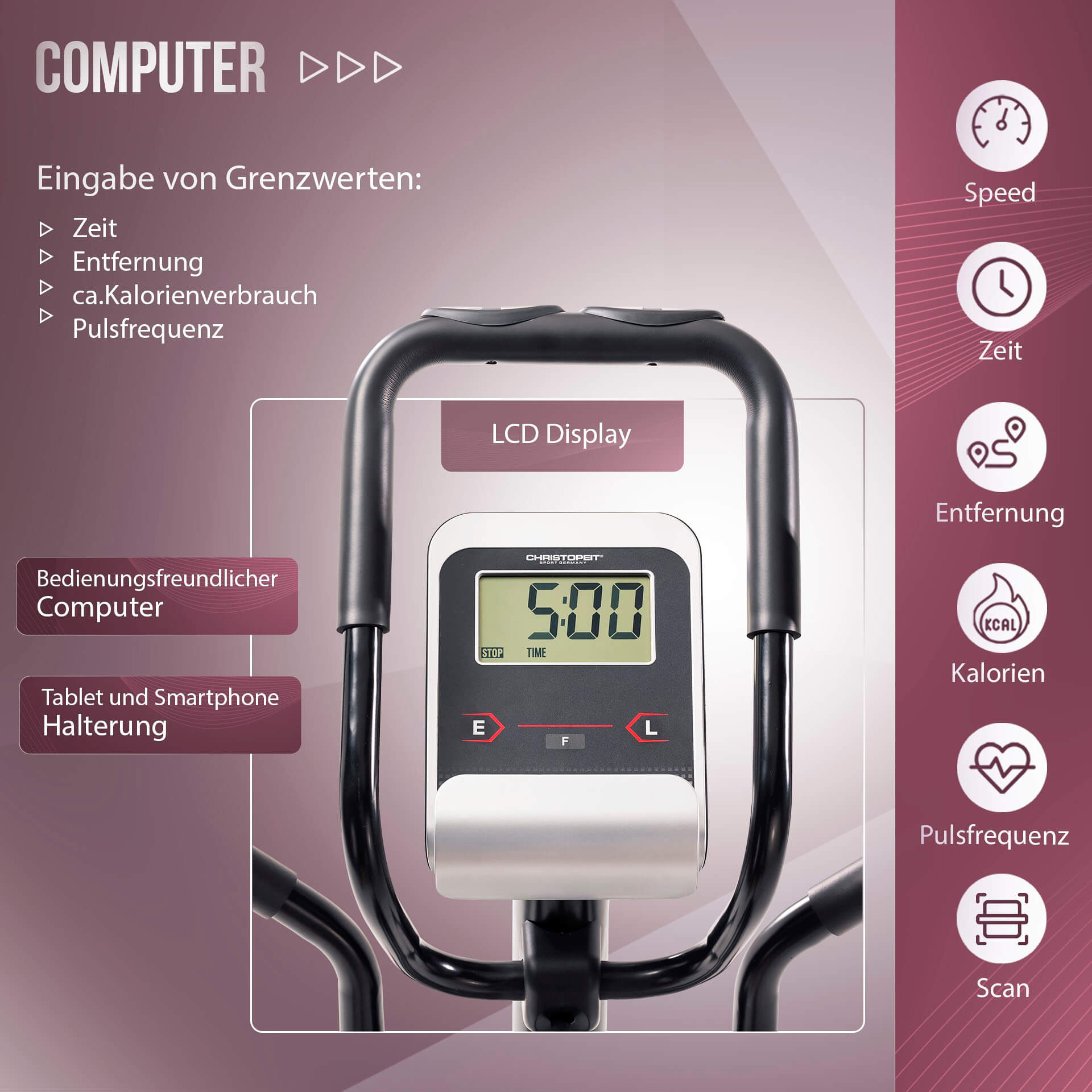 Crosstrainer AX 6500 2in1 Hybrid