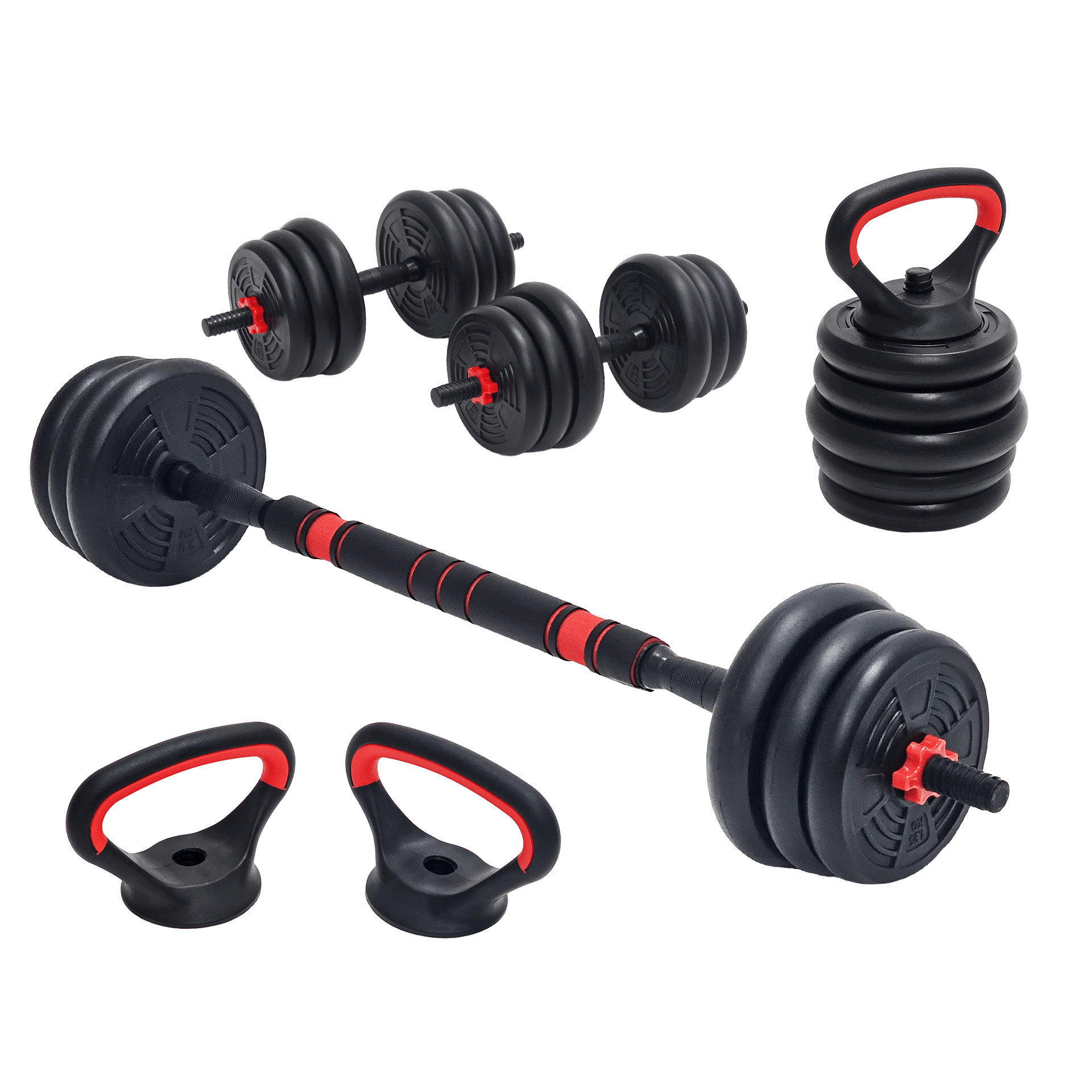 4-in-1 Hantelset 20 kg