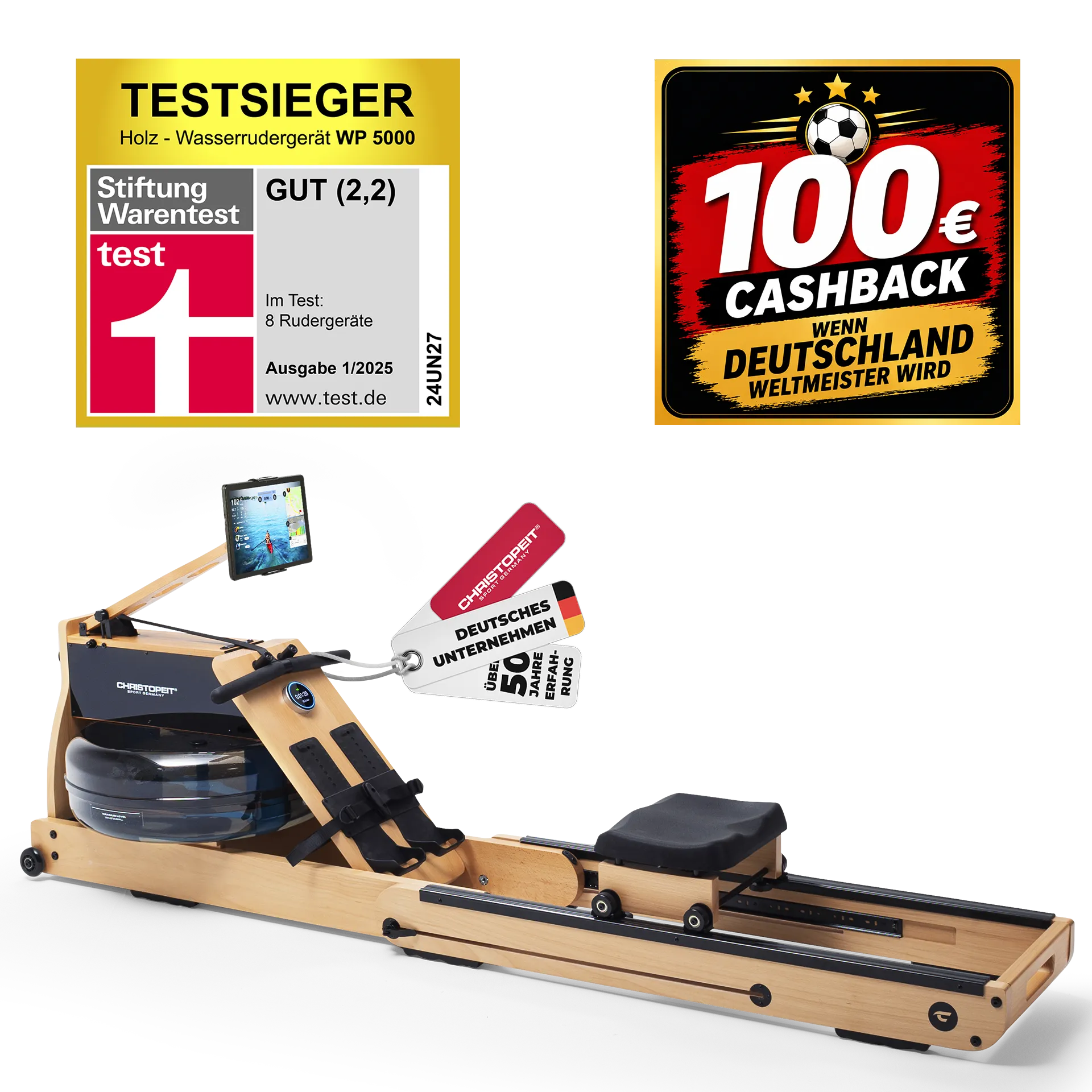 Holz - Wasserrudergerät WP 5000