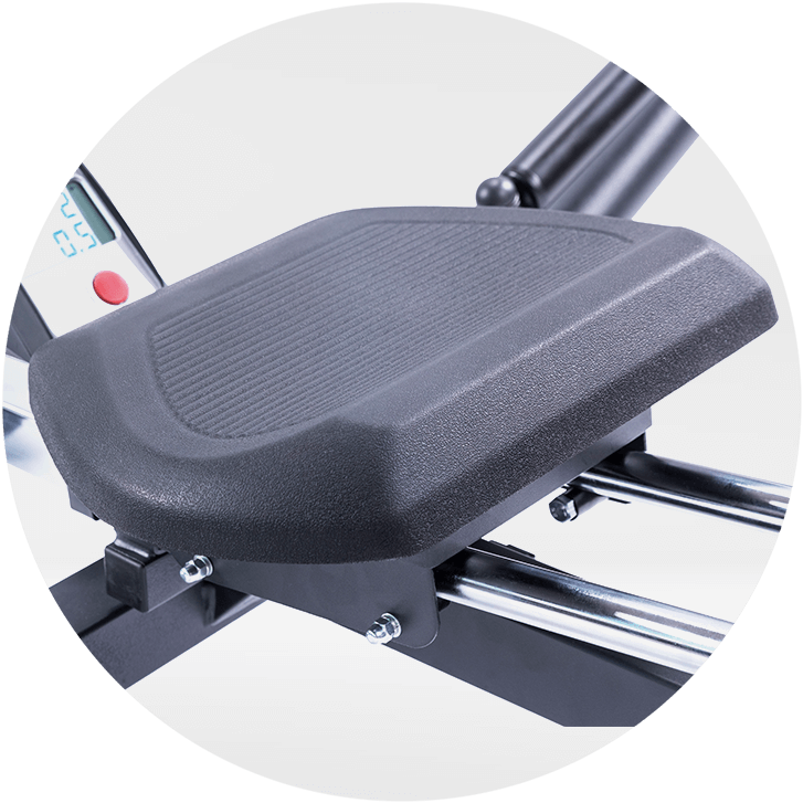 Rudergerät Accord Black: Komfortsitz