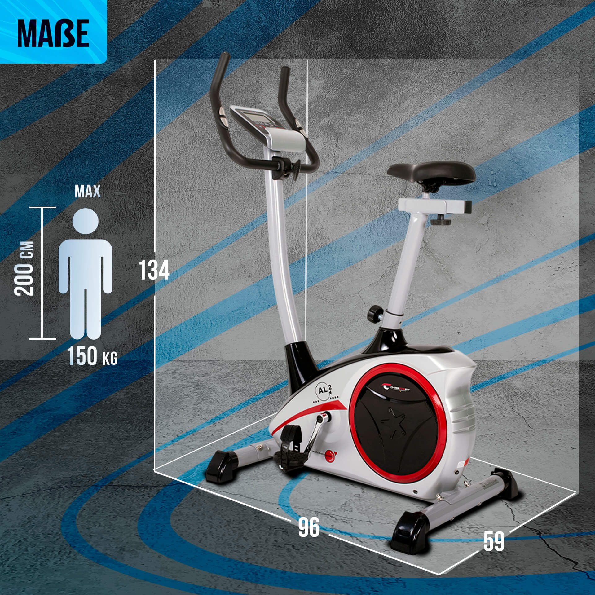 Ergometer AL 2 S Digital - Silver