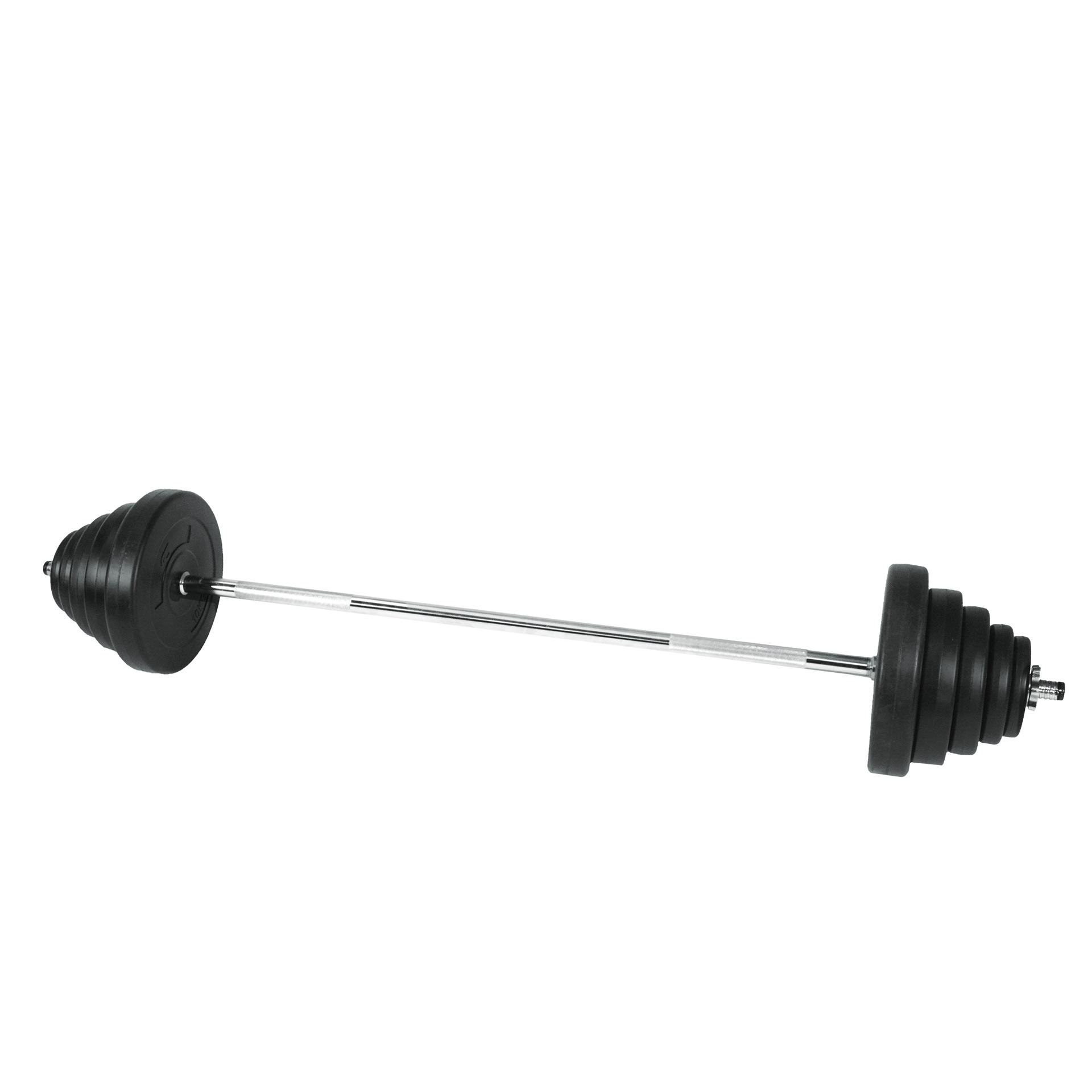 Barre longue + 38,5KG d'halthères (amovibles) 3