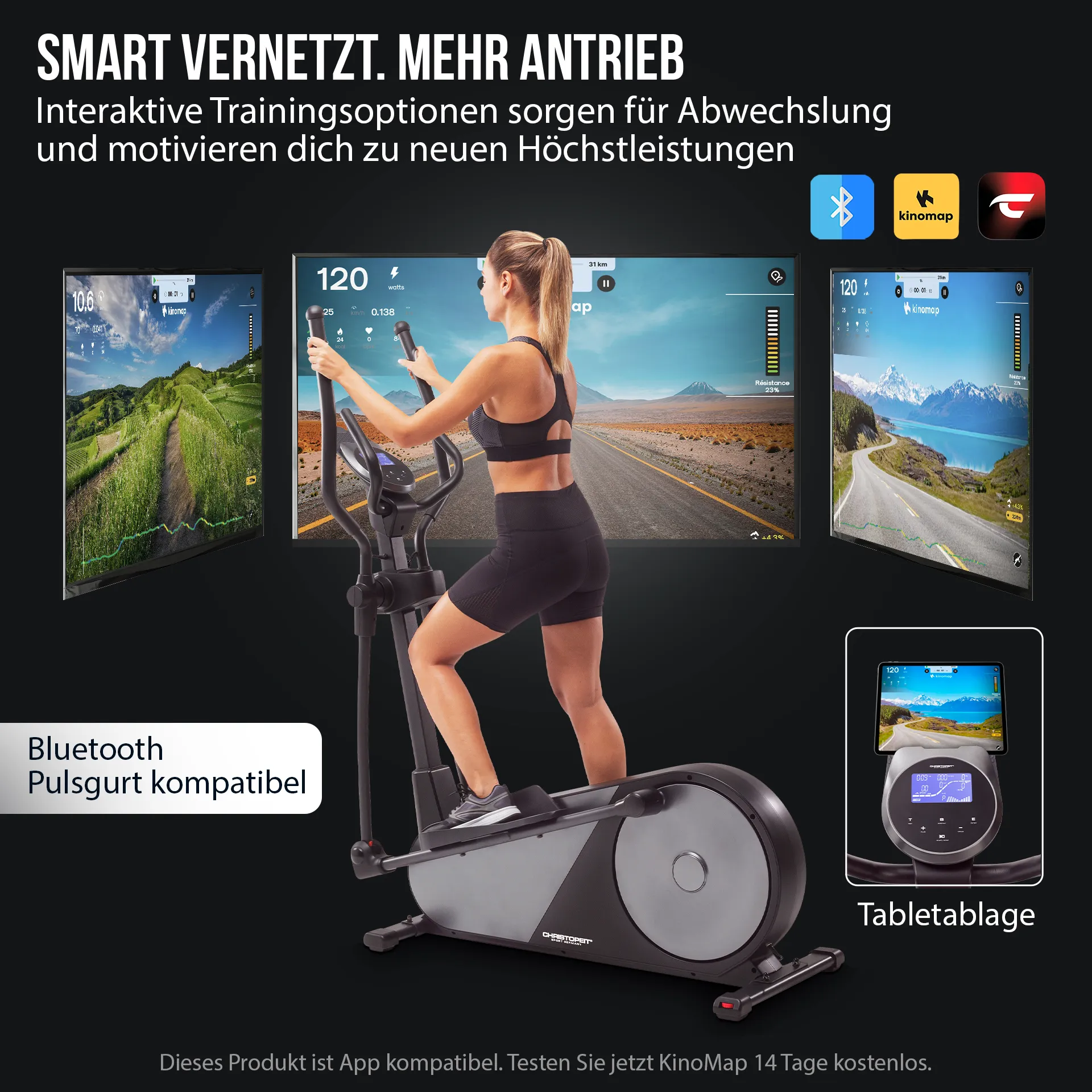 Crosstrainer-Ergometer EL 8000