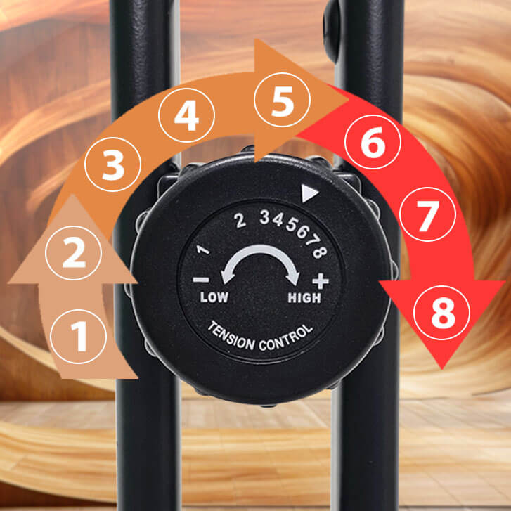 Heimtrainer HT 2.2: Schnelle Widerstandsregulierung