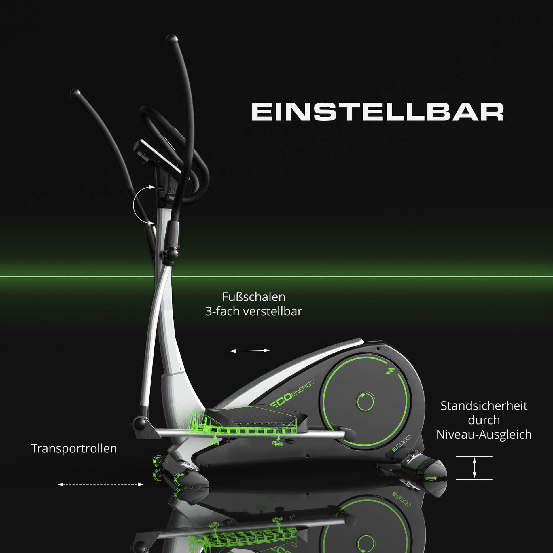Crosstrainer-Ergometer ECO 2000
