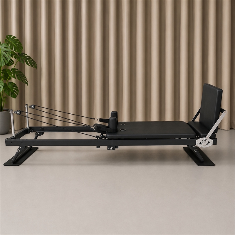 ASG Pilates-Reformer, Metallfedern, klappbar