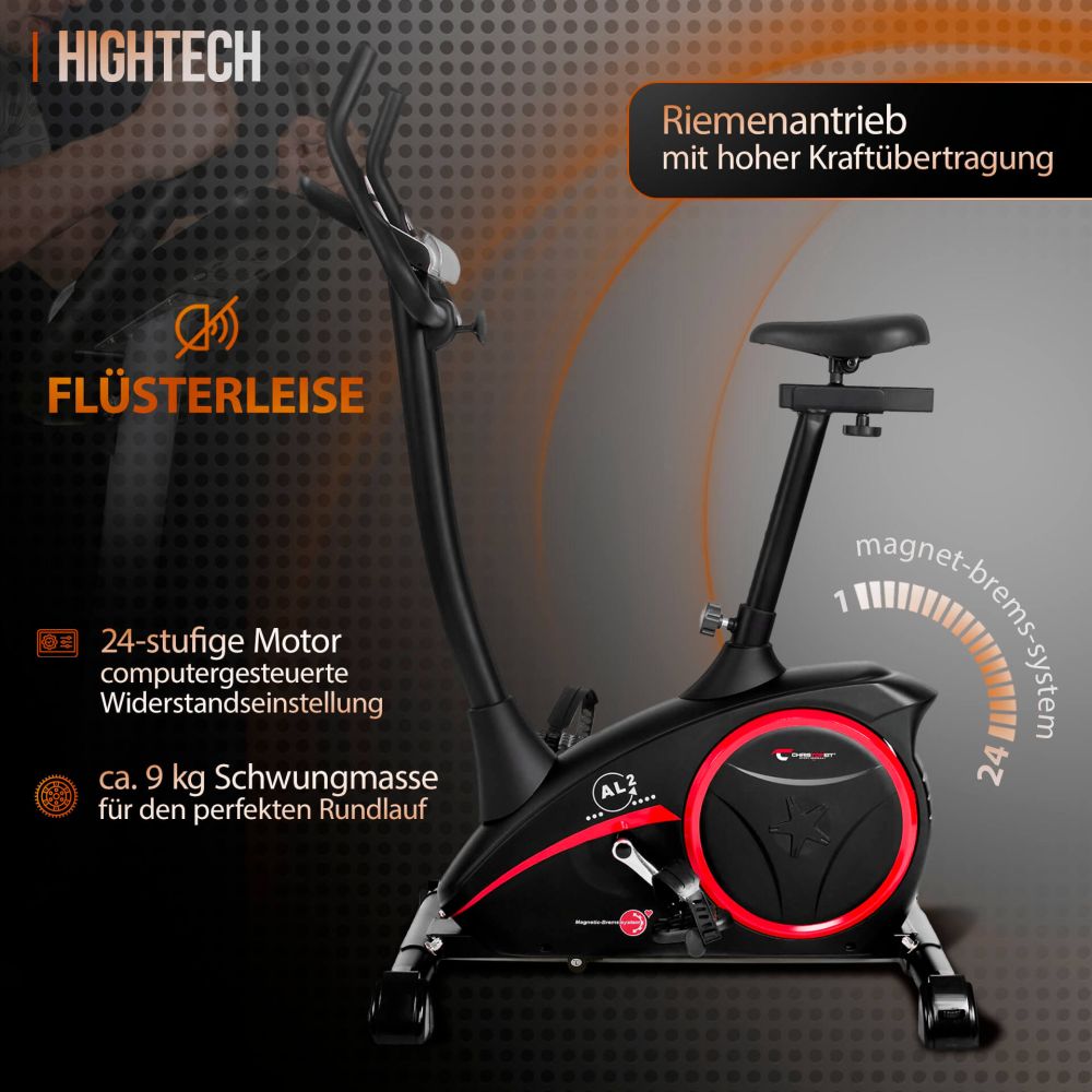 Christopeit Ergometer Al 2 Stiftung Warentest Ergometer AL 2 — Black Edition von Christopeit Sport