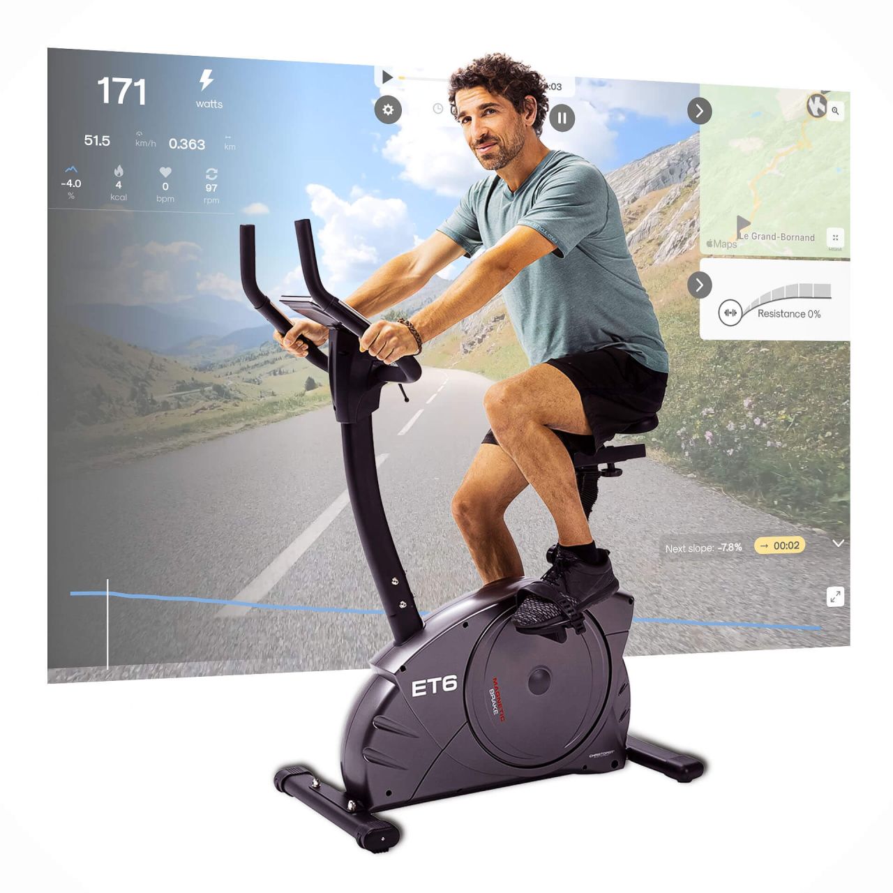 Christopeit Sport Ergometer Et 6 Pro Test Ergometer ET 6 black von Christopeit Sport