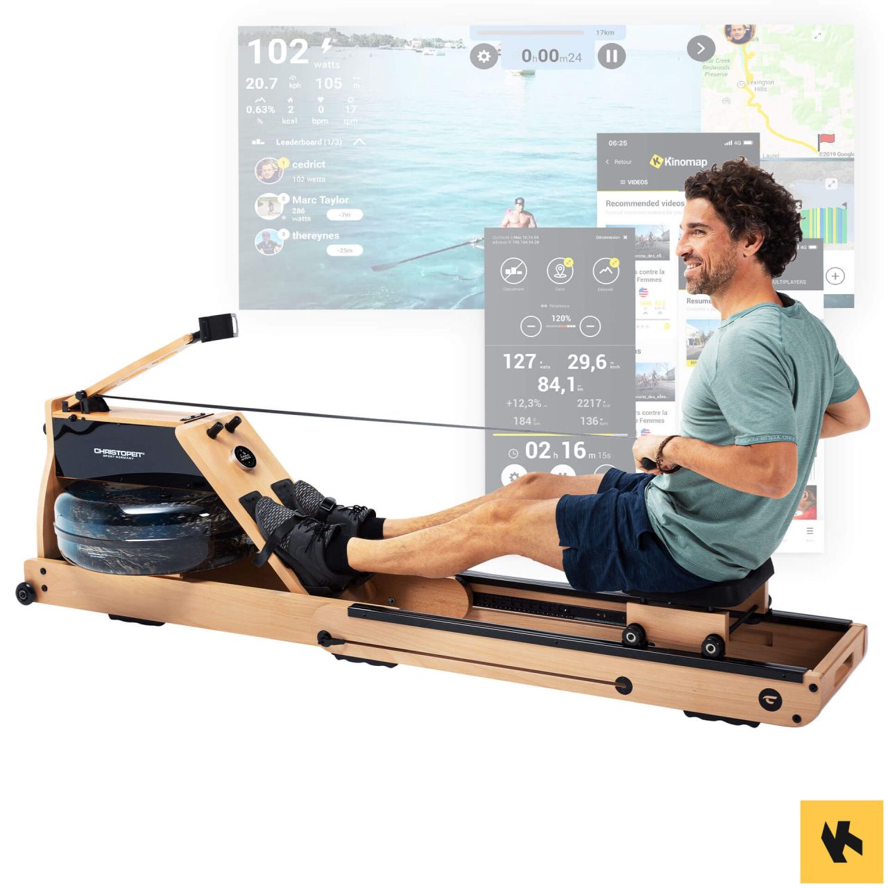 Holz - Wasserrudergerät WP 5000